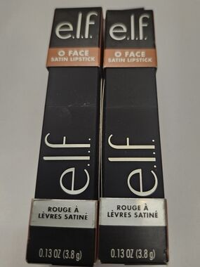 e.l.f. O Face Satin Lipstick Duo - No Doubt New Set Of 2